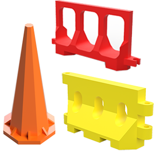 Plastic Traffic Cones and Barriers